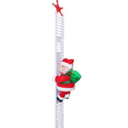 musical santa claus hanging christmas decoration, view 3 - MRSLM