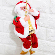 musical santa claus hanging christmas decoration, view 4 - MRSLM