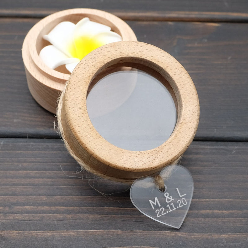 Wooden ring holder box, view 12 - MRSLM