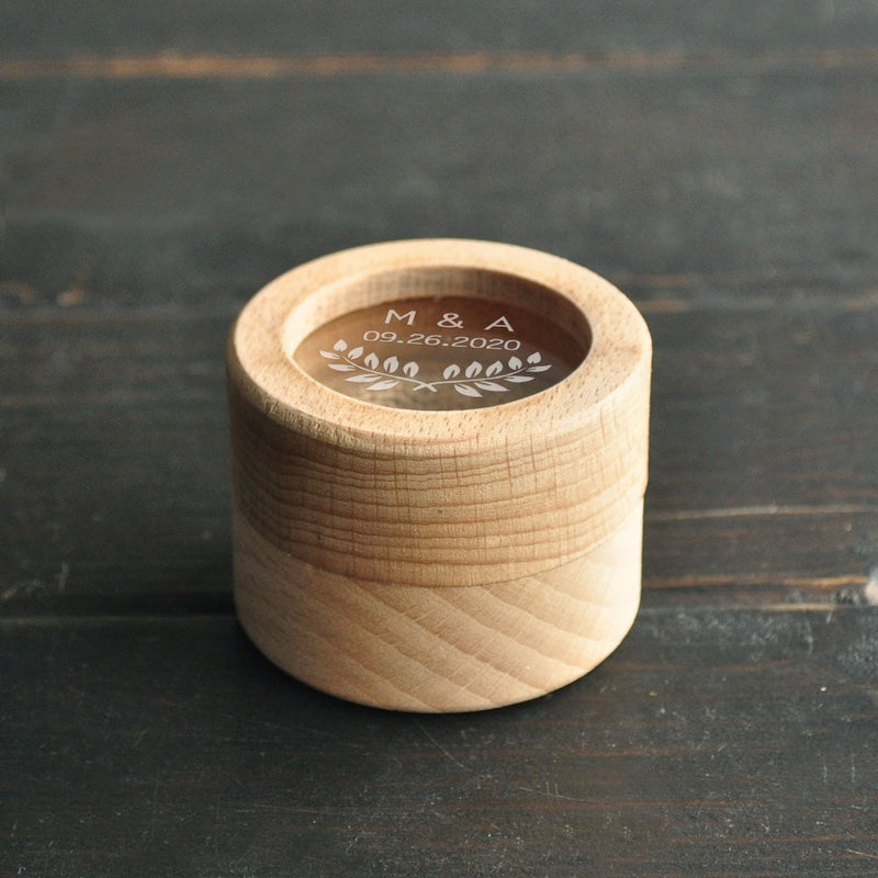 Wooden ring holder box, view 10 - MRSLM