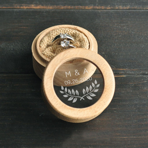 Wooden ring holder box - MRSLM