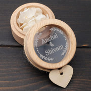 Wooden ring holder box, view 3 - MRSLM