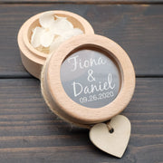 Wooden ring holder box, view 4 - MRSLM