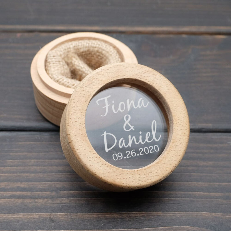 Wooden ring holder box, view 7 - MRSLM