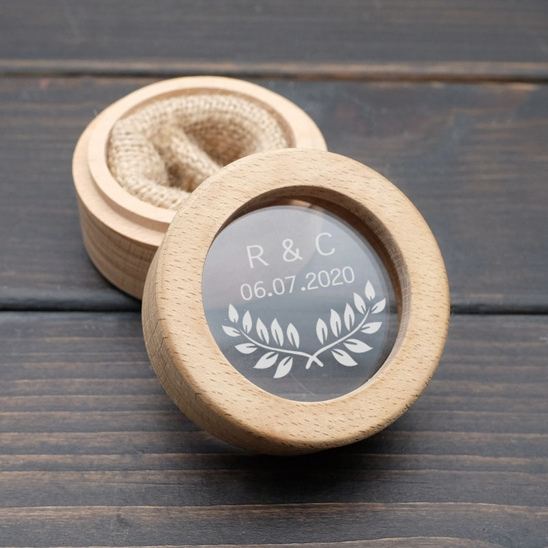 Wooden ring holder box, view 8 - MRSLM