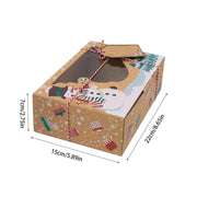 kraft paper Christmas gift boxes, view 6 - MRSLM