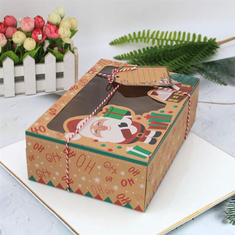 kraft paper Christmas gift boxes, view 5 - MRSLM