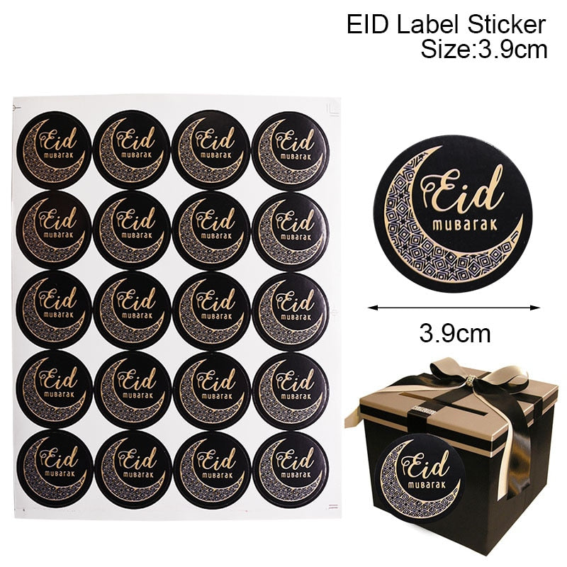 Eid paper gift stickers, view 15 - MRSLM