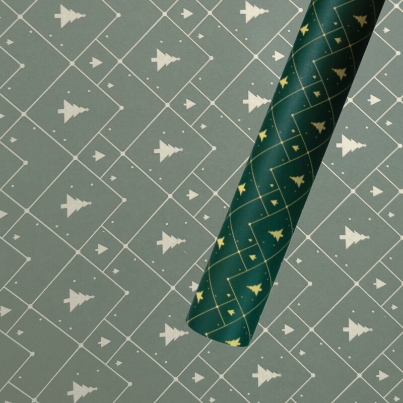 kraft paper christmas wrapping paper, view 4 - MRSLM