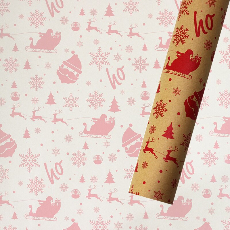 kraft paper christmas wrapping paper, view 9 - MRSLM