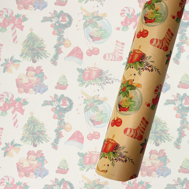 kraft paper christmas wrapping paper, view 11 - MRSLM
