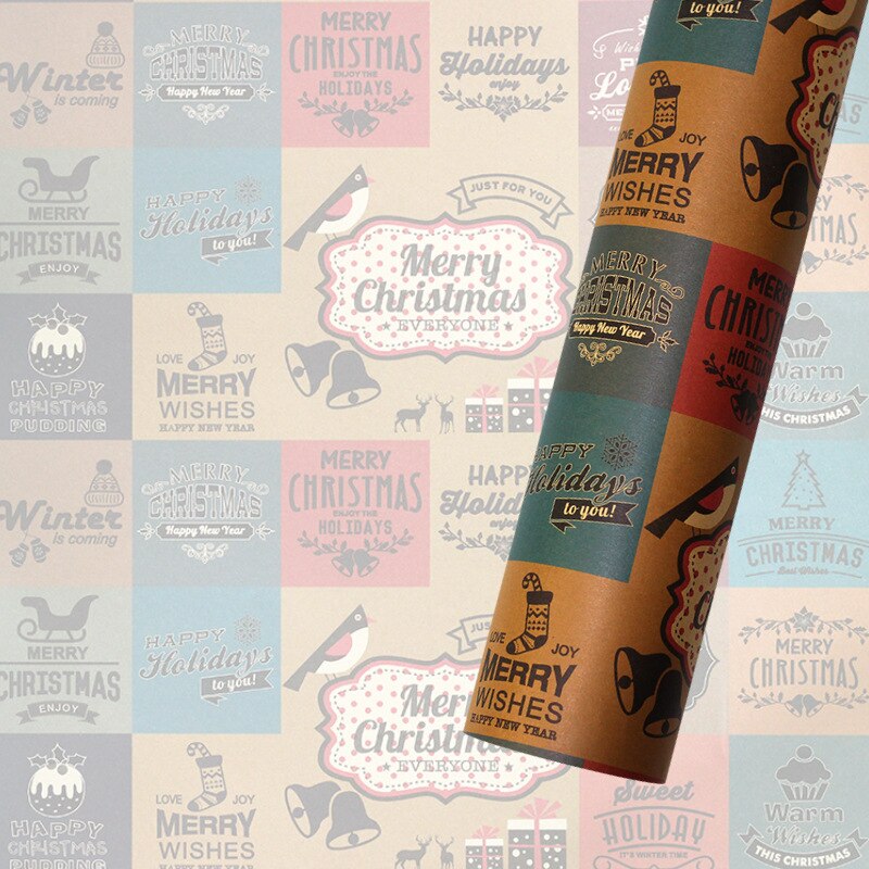 kraft paper christmas wrapping paper, view 19 - MRSLM
