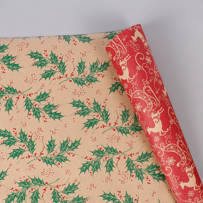 kraft paper christmas wrapping paper, view 24 - MRSLM