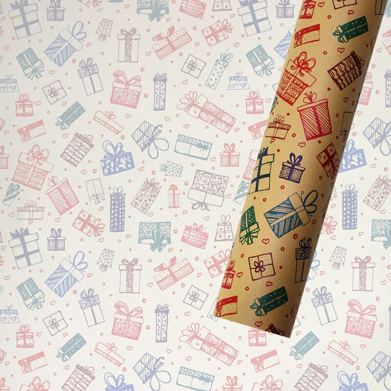 kraft paper christmas wrapping paper, view 28 - MRSLM
