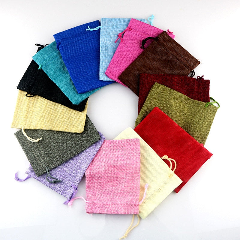 Natural linen gift bags, view 19 - MRSLM