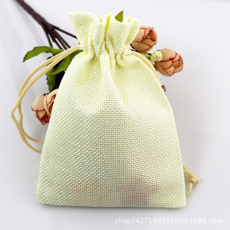 Natural linen gift bags, view 3 - MRSLM