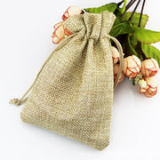 Natural linen gift bags, view 9 - MRSLM
