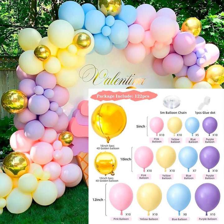 Stylish Balloon Garland for Wedding Party 169 pcs Set