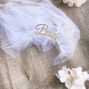 gold bride tiara crown - MRSLM