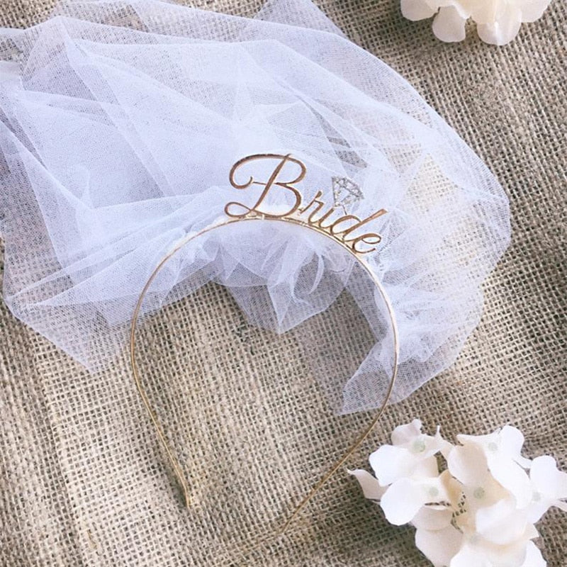 gold bride tiara crown - MRSLM