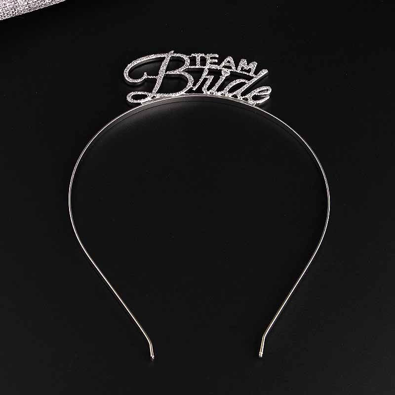 gold bride tiara crown, view 4 - MRSLM