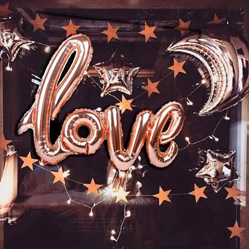 love heart foil balloon, view 9 - MRSLM