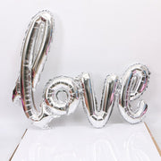 love heart foil balloon, view 4 - MRSLM
