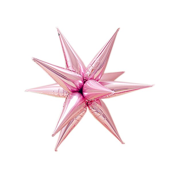 star shaped foil balloon set 12 pcs, view 9 - MRSLM