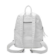Women's washed leather backpack, view 6 - MRSLM