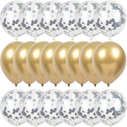 20 confetti latex balloons, view 3 - MRSLM