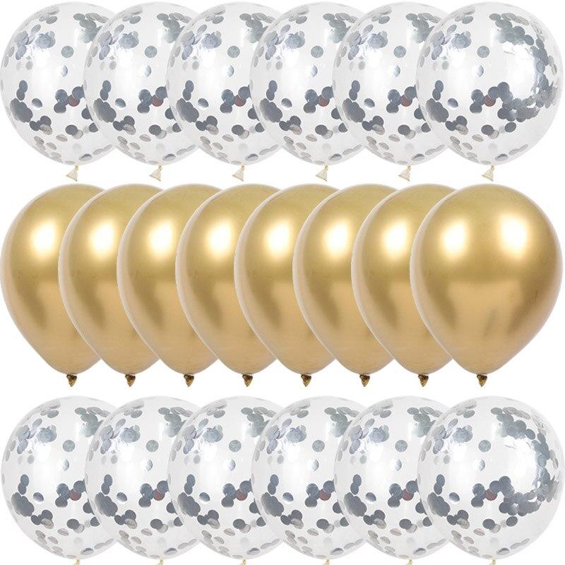 20 confetti latex balloons, view 3 - MRSLM