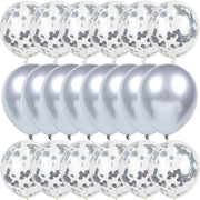 20 confetti latex balloons, view 4 - MRSLM