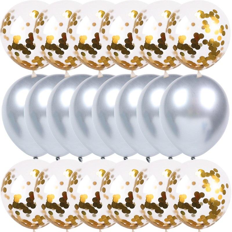 20 confetti latex balloons, view 5 - MRSLM