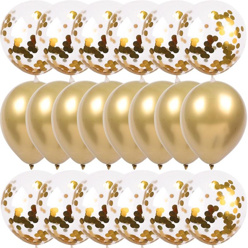 20 confetti latex balloons, view 6 - MRSLM