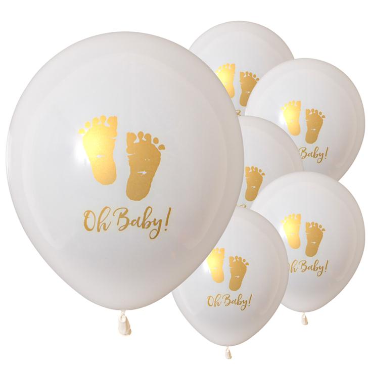 baby shower and gender reveal balloons set, view 3 - MRSLM