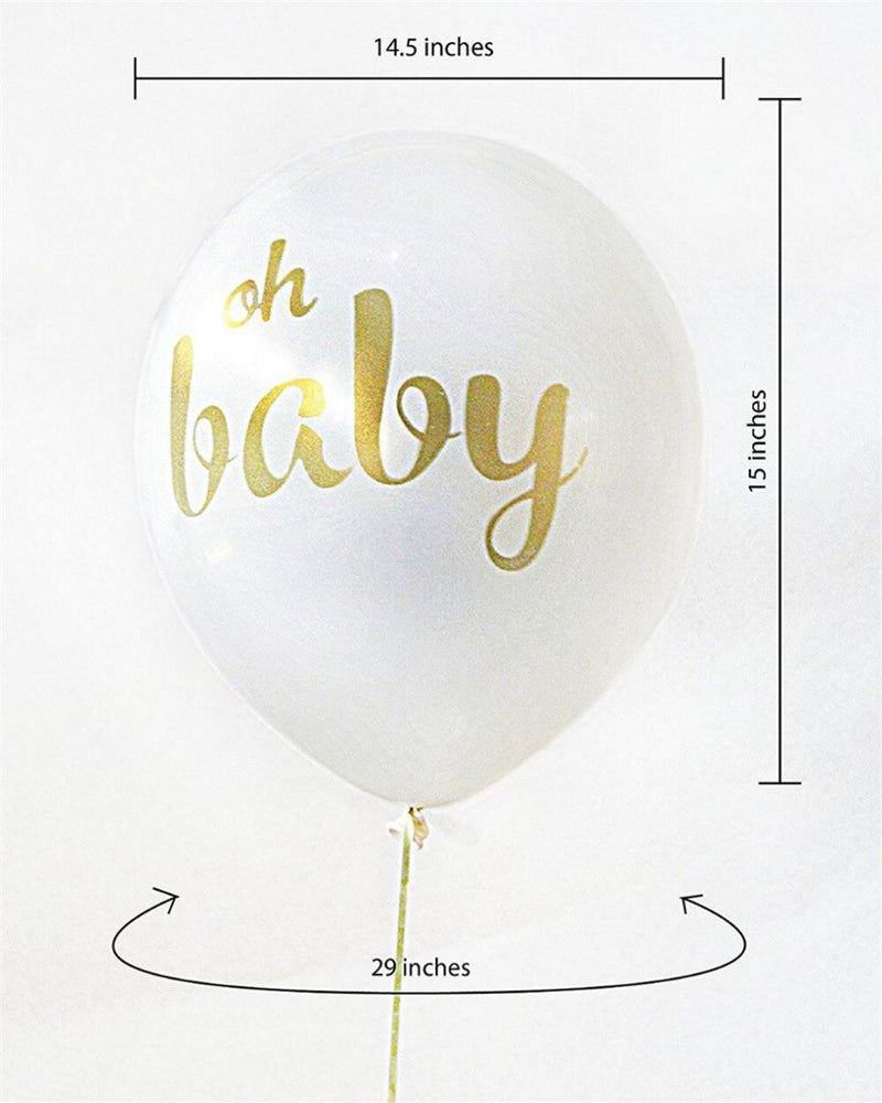 baby shower and gender reveal balloons set, view 4 - MRSLM