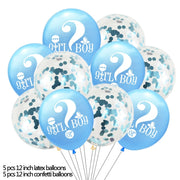 gender reveal party tableware set, view 13 - MRSLM