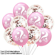 gender reveal party tableware set, view 14 - MRSLM