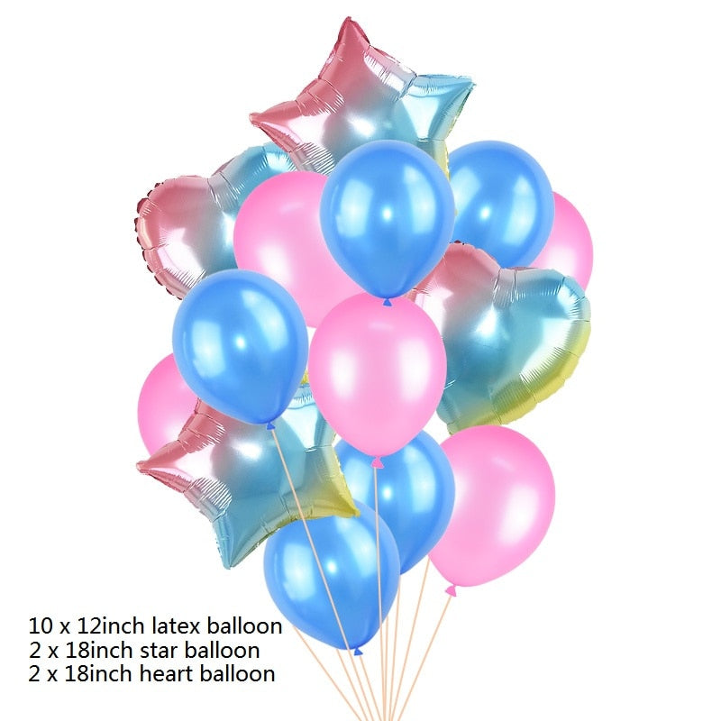 gender reveal party tableware set, view 15 - MRSLM