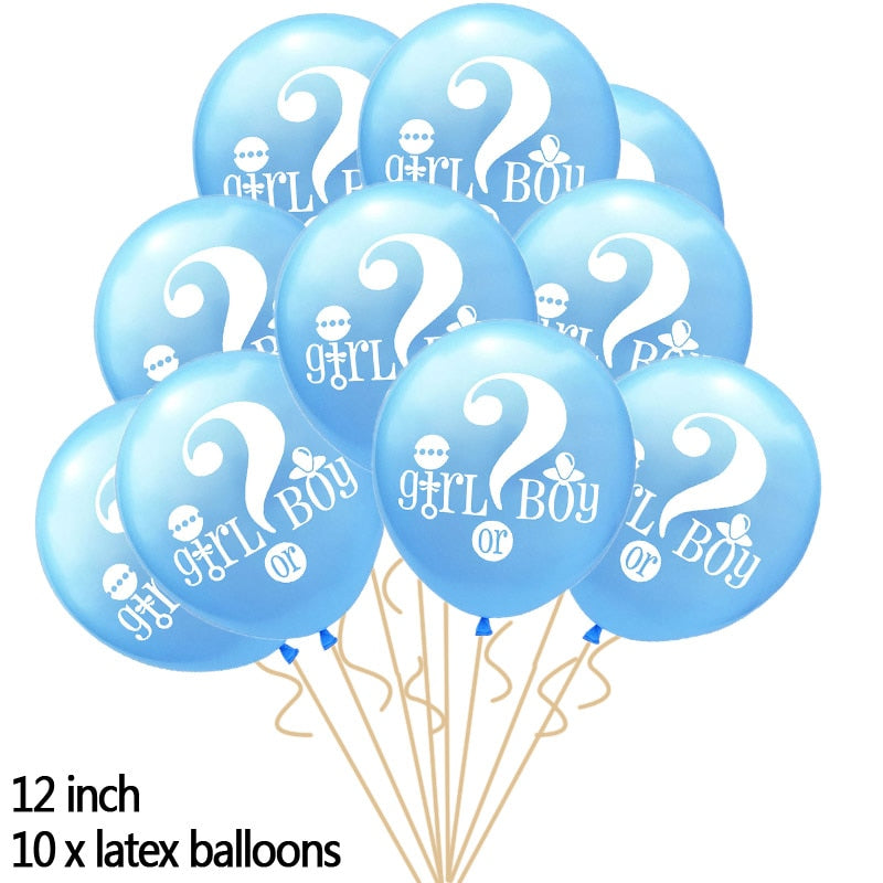 gender reveal party tableware set, view 17 - MRSLM