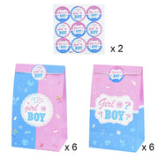 gender reveal party tableware set, view 29 - MRSLM