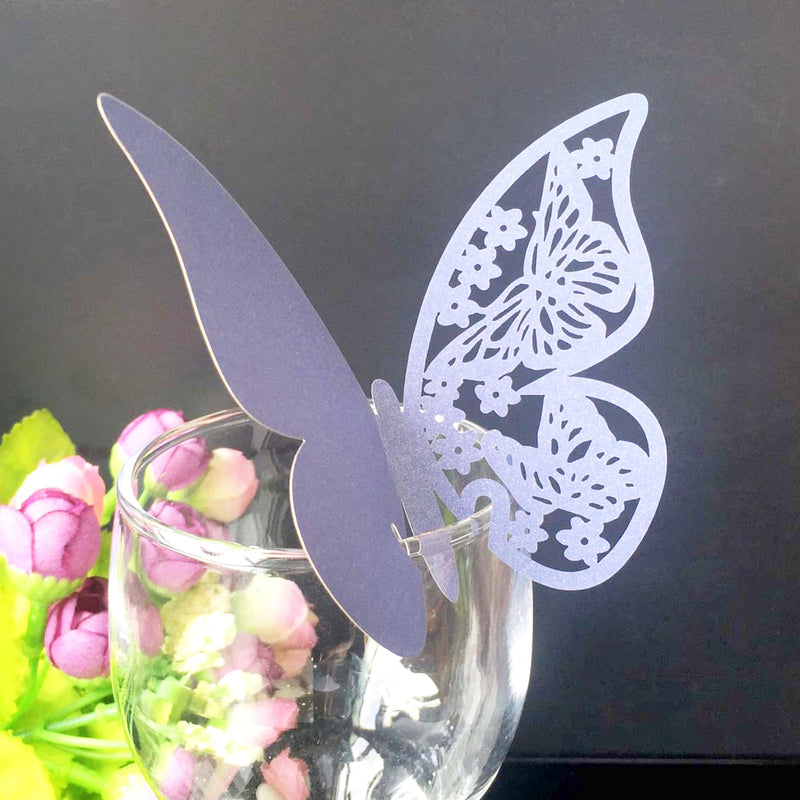 butterfly shaped party tags, view 19 - MRSLM