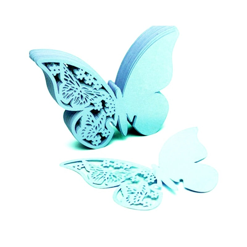Butterfly Shaped Glass Tags