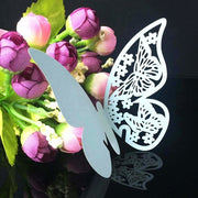 butterfly shaped party tags, view 4 - MRSLM