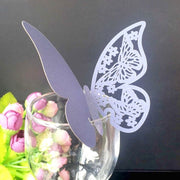 butterfly shaped party tags, view 5 - MRSLM
