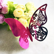 butterfly shaped party tags, view 6 - MRSLM