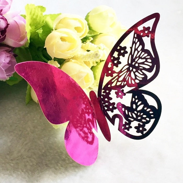 butterfly shaped party tags, view 6 - MRSLM