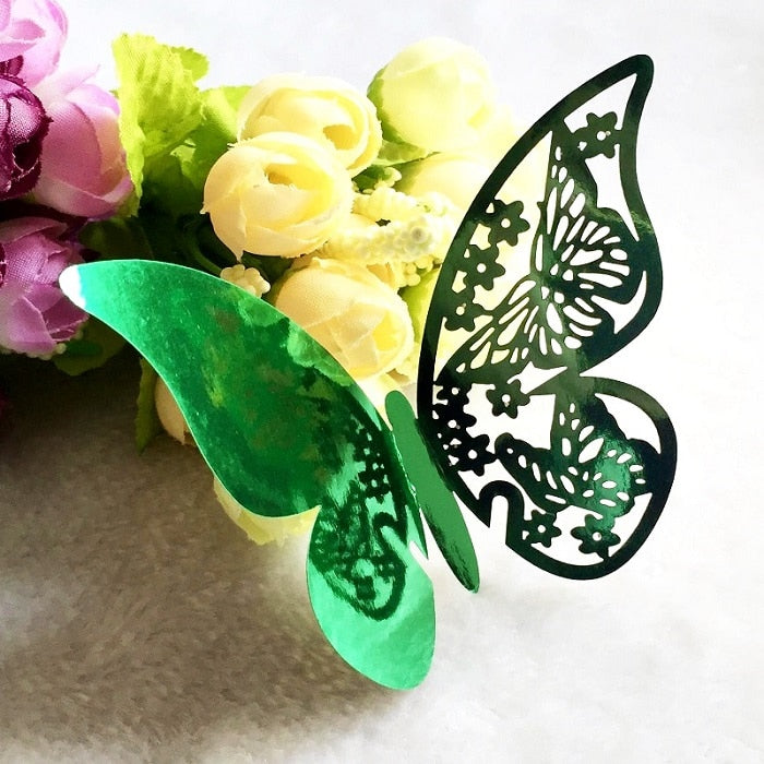 Butterfly Shaped Glass Tags