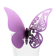 butterfly shaped party tags, view 10 - MRSLM