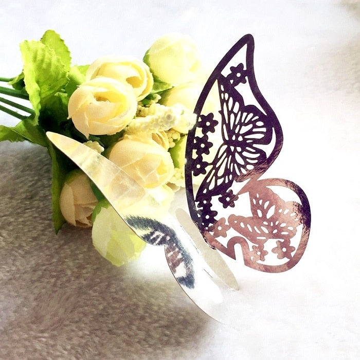 Butterfly Shaped Glass Tags